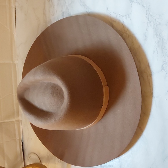 LACK OF COLOR THE GROVE FEDORA HAT COFFEE BROWN SIZE 57CM(M) - Picture 8 of 14